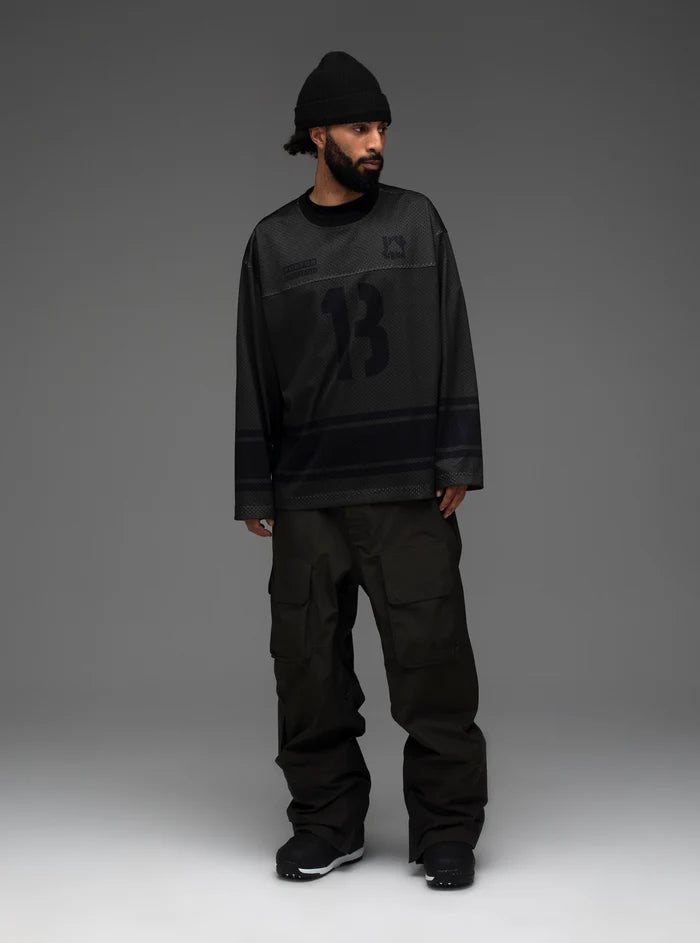 Product image of Men's Burton Undefeated Jersey Crewneck Sweatshirt[Variant:Charcoal]