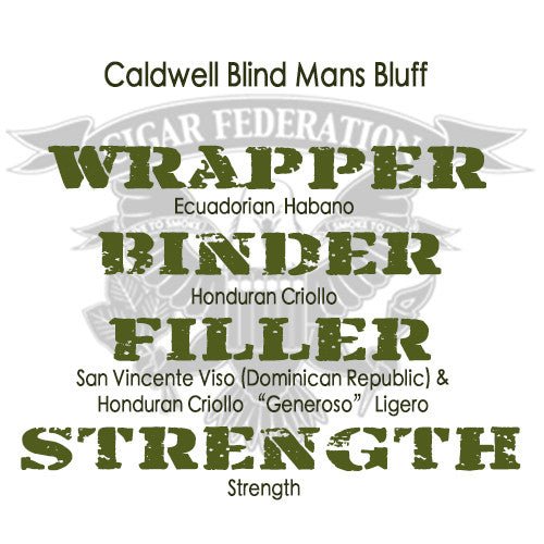 Caldwell Blind Man's Bluff Toro Deluxe LE - Cigar Federation