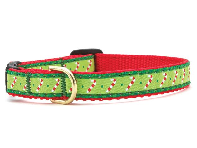 Candy Cane Cat Collar