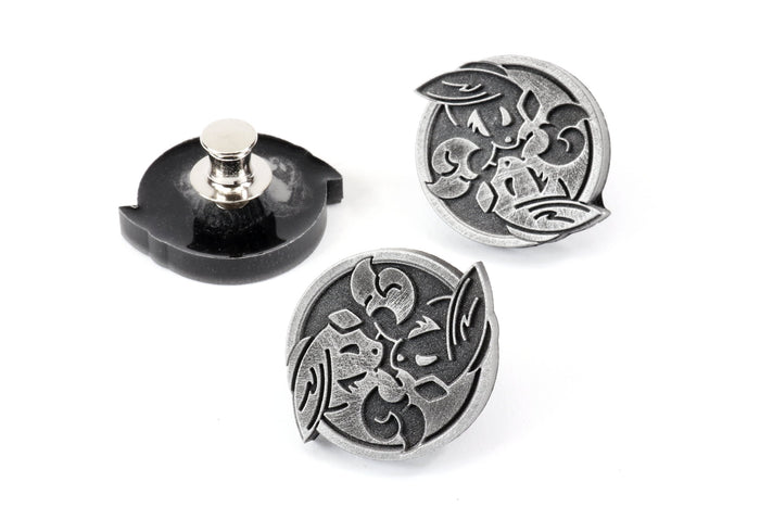 Carbuncle Final Fantasy Yin & Yang Pin - Carbuncle Yin Yang Metal, Final Fantasy Cosplay | SPN1