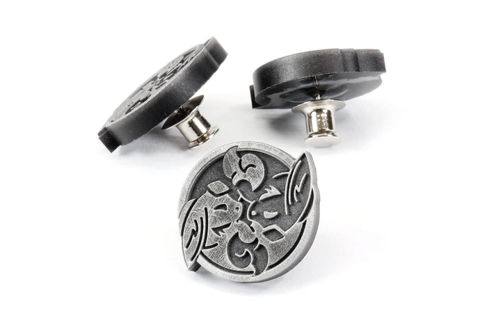 Carbuncle Final Fantasy Yin & Yang Pin - Carbuncle Yin Yang Metal, Final Fantasy Cosplay | SPN1