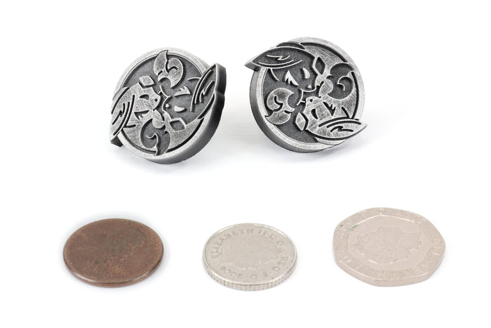Carbuncle Final Fantasy Yin & Yang Pin - Carbuncle Yin Yang Metal, Final Fantasy Cosplay | SPN1