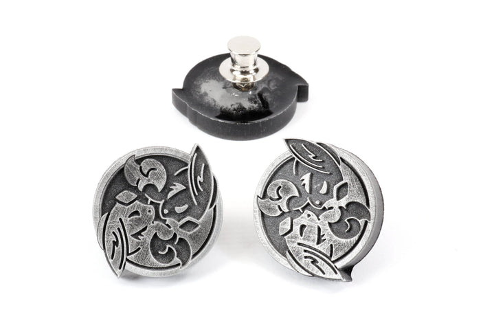 Carbuncle Final Fantasy Yin & Yang Pin - Carbuncle Yin Yang Metal, Final Fantasy Cosplay | SPN1