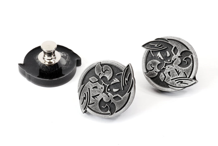 Carbuncle Final Fantasy Yin & Yang Pin - Carbuncle Yin Yang Metal, Final Fantasy Cosplay | SPN1
