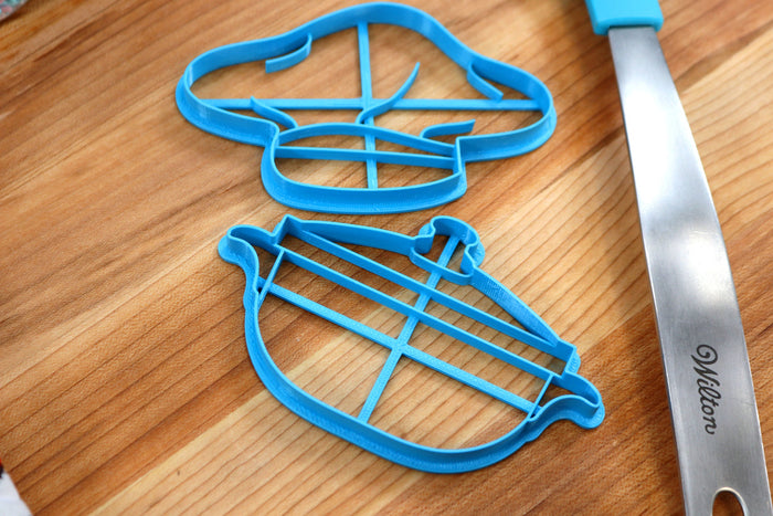 Chef Cookie Cutters - Chef Hat, Frying Pan, Spice Jar, Cutting Board, Cooking Pot - Chefs Gift Idea - Crafty Cooking