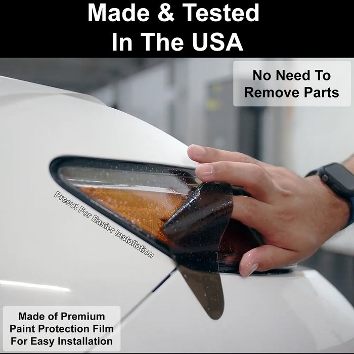 Headlight Amber Delete Overlay Tint Sticker Fits Chevy Silverado 1500 2019+ - Bogar Tech Designs