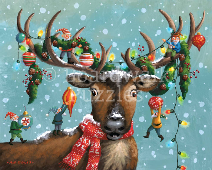 Christmas in the Antlers | 210 Piece Personal Puzzle