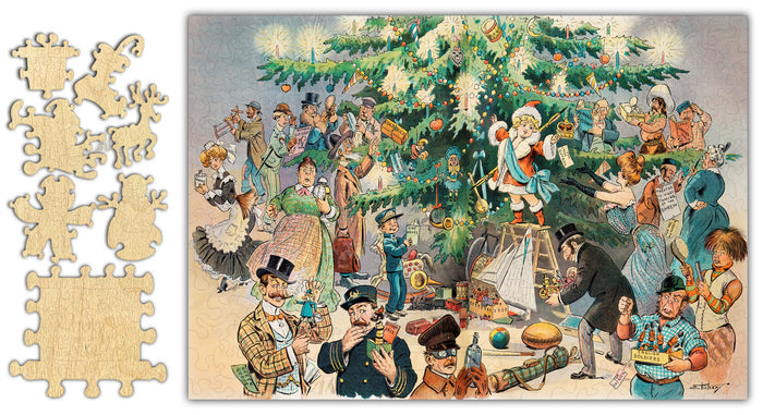Christmas Tree 1902 Whimsical Jigsaw Puzzle - 275PCS - #6773