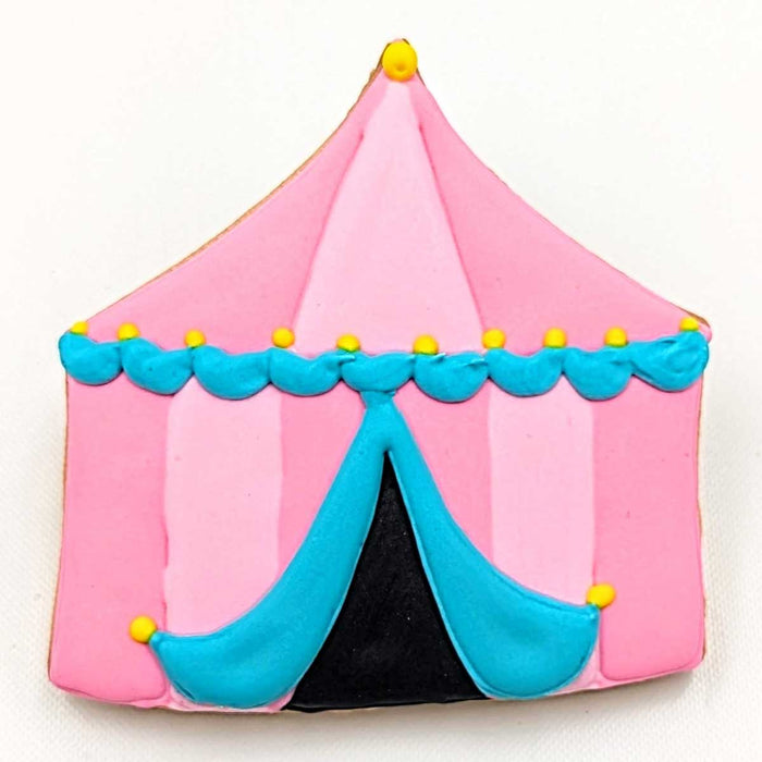 Circus Tent Cookie - Pink