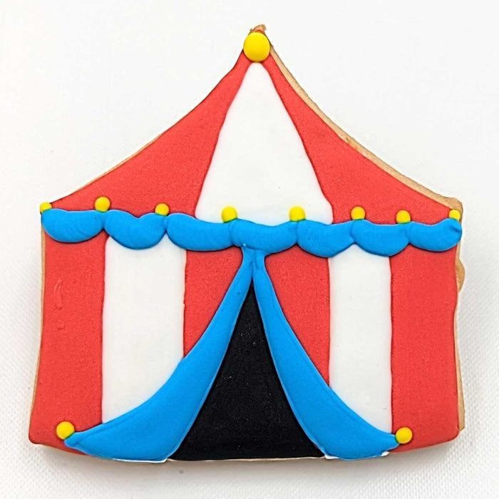 Circus Tent Cookie - Red