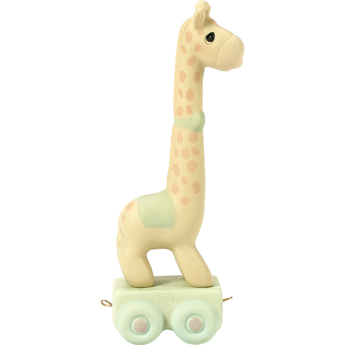 "Clearance Sale" Precious Moments - Age 6 Baby Giraffe Birthday Train Figurine 142026