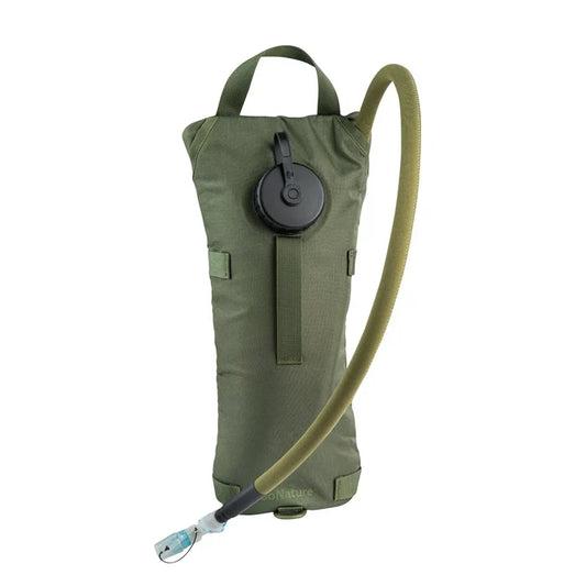 שלוקר צבאי GN Combat 3L בצבע זית עם פתח מסילה רחב וצינור מוגן קרינה לשימוש בשטח