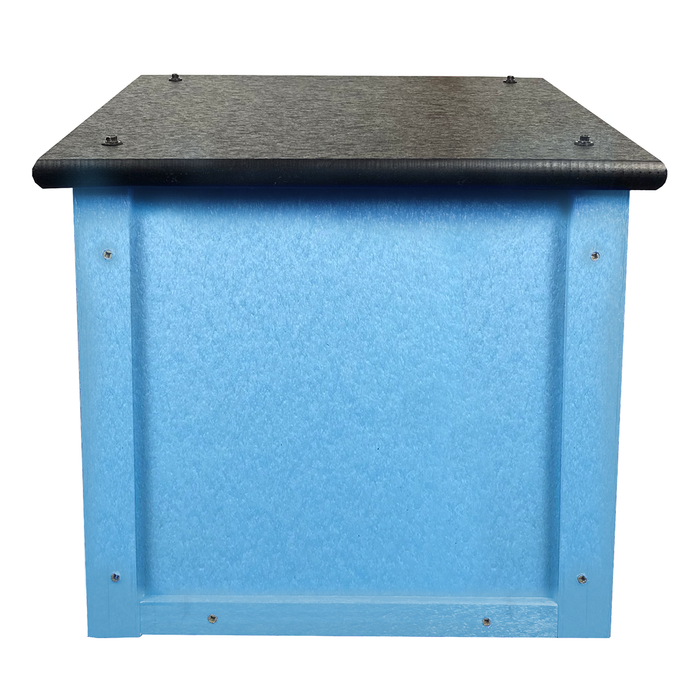 Composite One Story Light Blue Little Free Library
