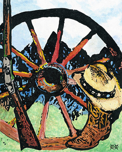 Cowboy Still life