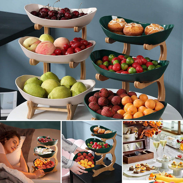 Creative Modern Three-Layer Fruit Plate