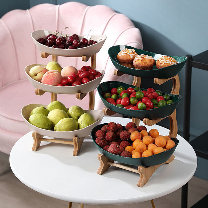 Creative Modern Three-Layer Fruit Plate