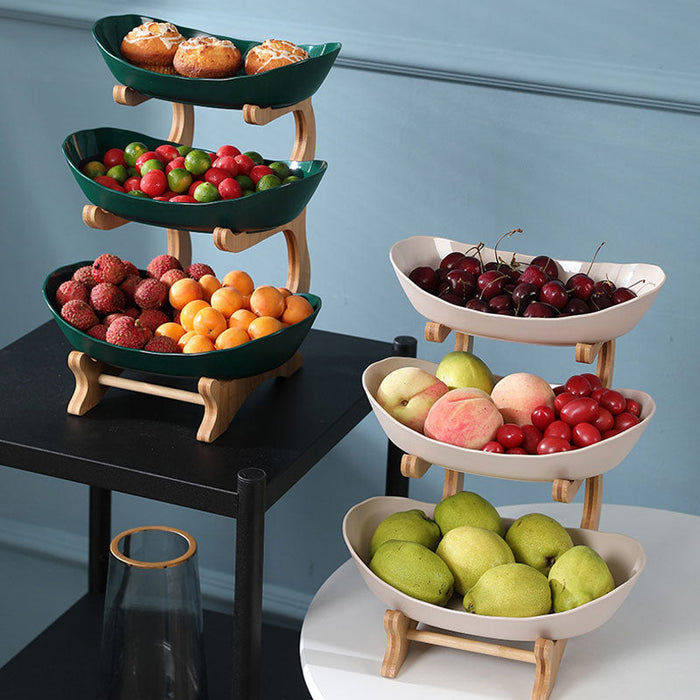 Creative Modern Three-Layer Fruit Plate