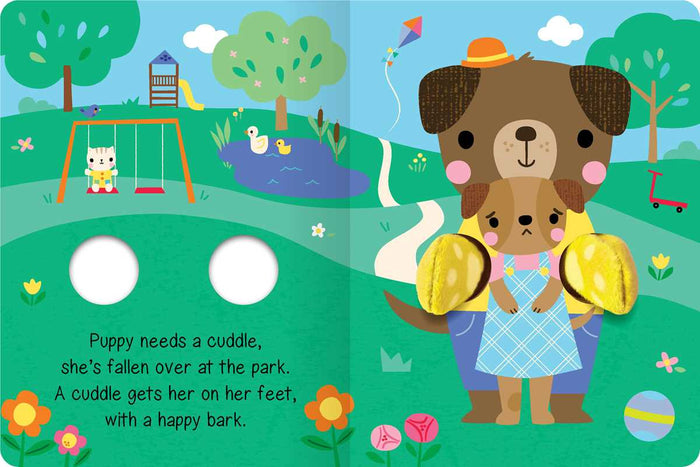 Cuddle Time: Finger Puppet Book by - Wee Bee Baby Boutique