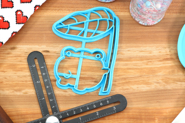 Cute Frogs Cookie Cutters - Flower Frog, Heart Frog, Umbrella Frog - Gift for Frog Lovers
