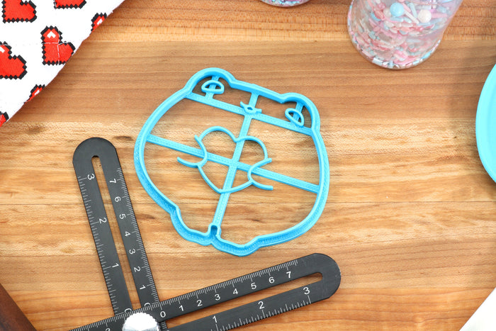 Cute Frogs Cookie Cutters - Flower Frog, Heart Frog, Umbrella Frog - Gift for Frog Lovers