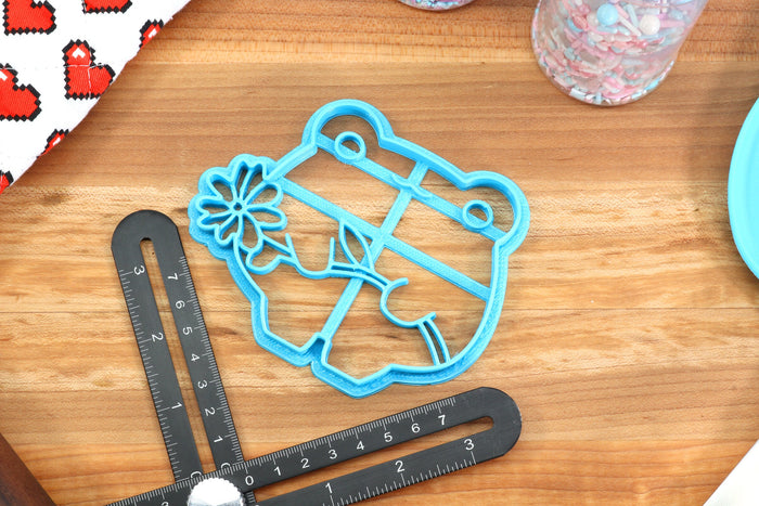 Cute Frogs Cookie Cutters - Flower Frog, Heart Frog, Umbrella Frog - Gift for Frog Lovers