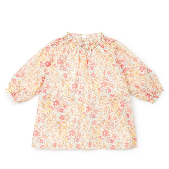 Bonton Dahli Baby Dress Liberty Ecru