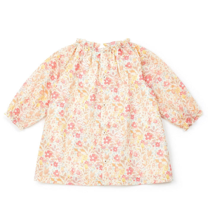 Bonton Dahli Baby Dress Liberty Ecru