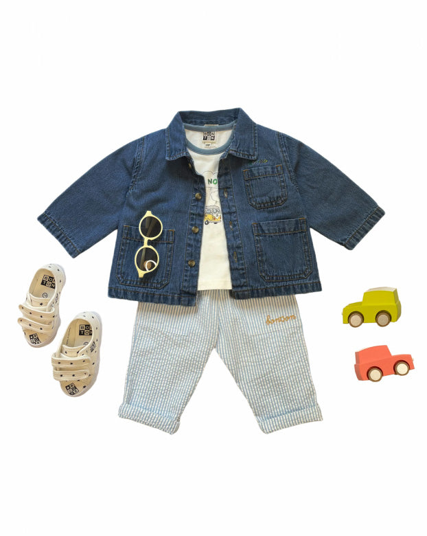 Bonton Darius Baby Pant Striped