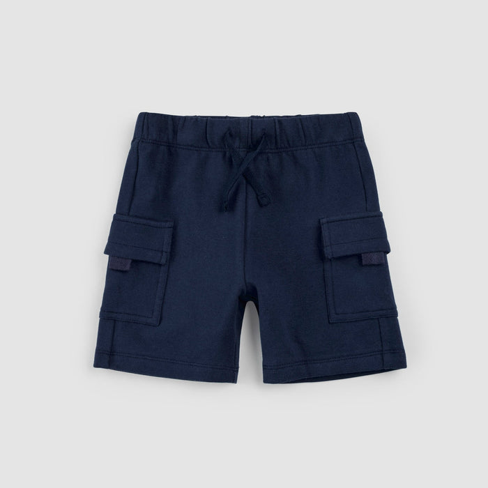 Dress Blues Cargo Shorts - Wee Bee Baby Boutique