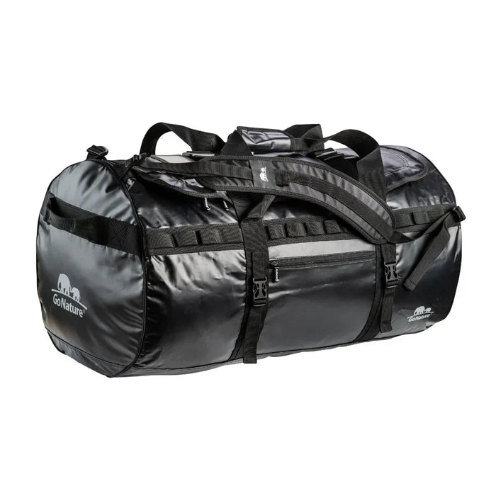 Duffel Bag 110L שחור GoNature: תיק נסיעות חזק ועמיד במיוחד
