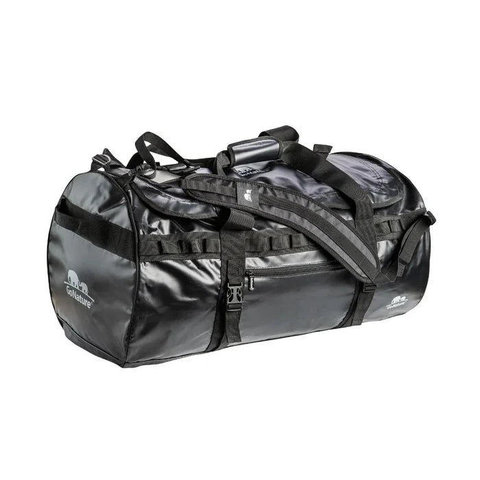 Duffel Bag Go Nature: בד TRAPAULIN 600 דוחה מים, רוכסן אטום למים