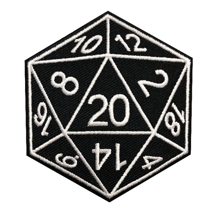Dungeons & Dragons Dice Patch (Embroidered Hook)