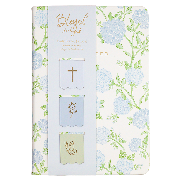 Faith Collection Journal Set w/Bookmarks Blue Green Floral 6