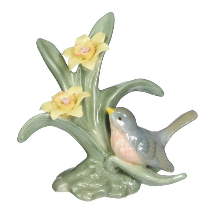 Fine Porcelain Figurine - Robin with Daffodil 96444