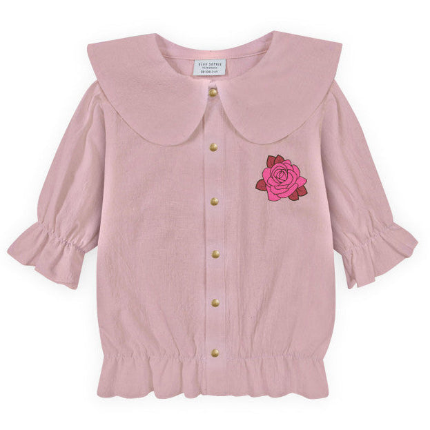 Frill Shirt Rose Pink