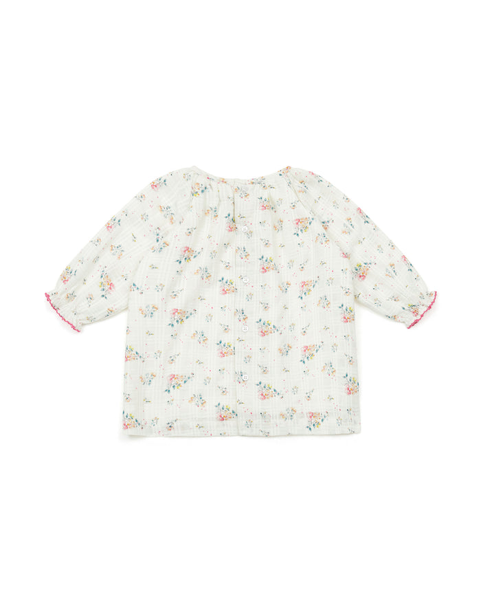 Frostie Baby Dress Flowers Pink