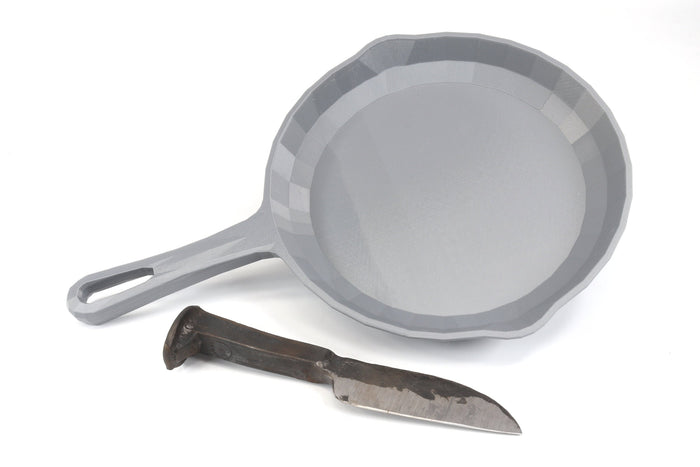 Frying Pan DIY Cosplay Prop Kit - Fortress Pans - Cooking Pan - Cookware - Cast Iron Skillet Pan Battleground Emergency Pan