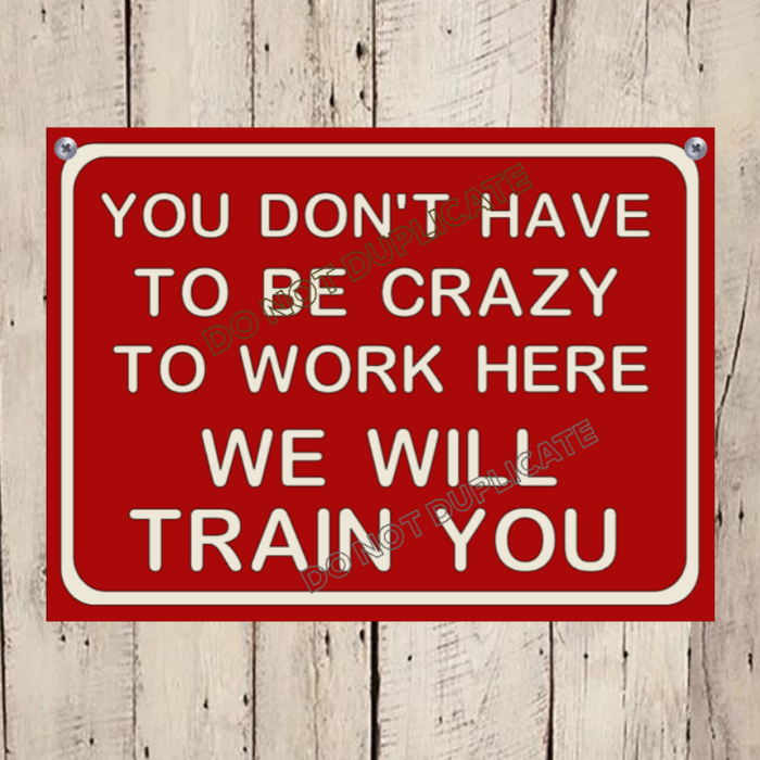 Funny Office Sign