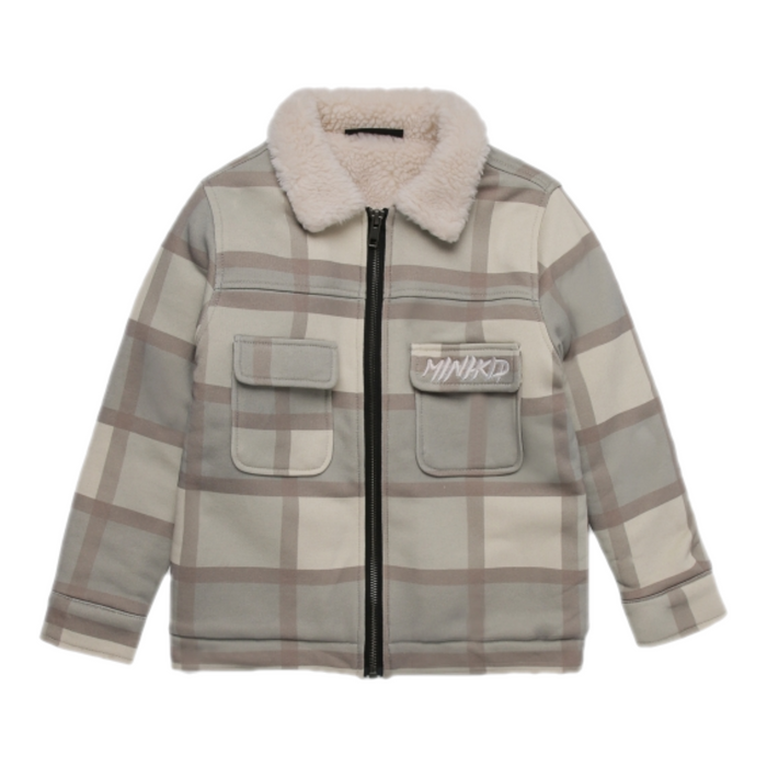 Fur Jacket Checkered