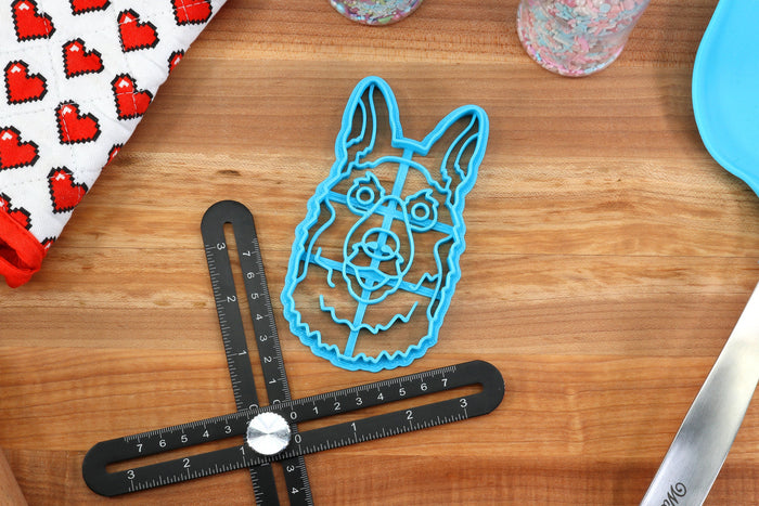 German Shepherd Cookie Cutters - Shepherd Face, Shepherd Outline, Sitting Shepherd, Flower Shepherd - German Shepherd Gift