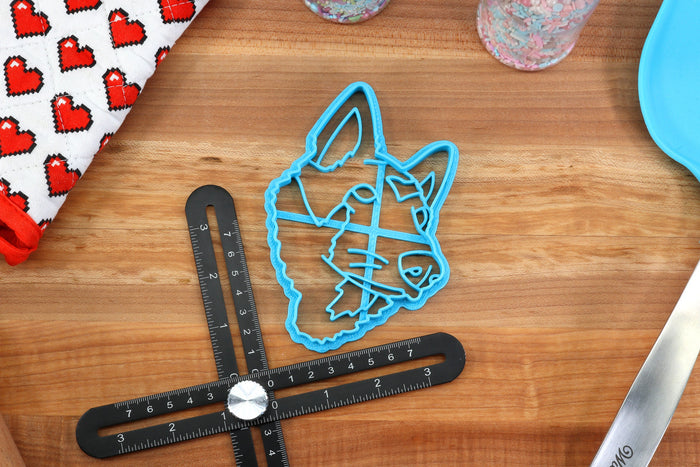 German Shepherd Cookie Cutters - Shepherd Face, Shepherd Outline, Sitting Shepherd, Flower Shepherd - German Shepherd Gift