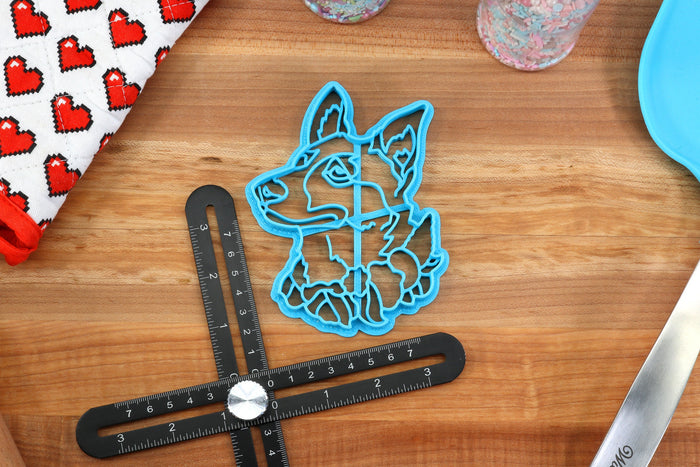 German Shepherd Cookie Cutters - Shepherd Face, Shepherd Outline, Sitting Shepherd, Flower Shepherd - German Shepherd Gift