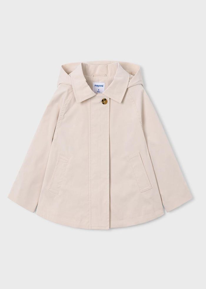 Girl Trench Windbreaker - Wee Bee Baby Boutique