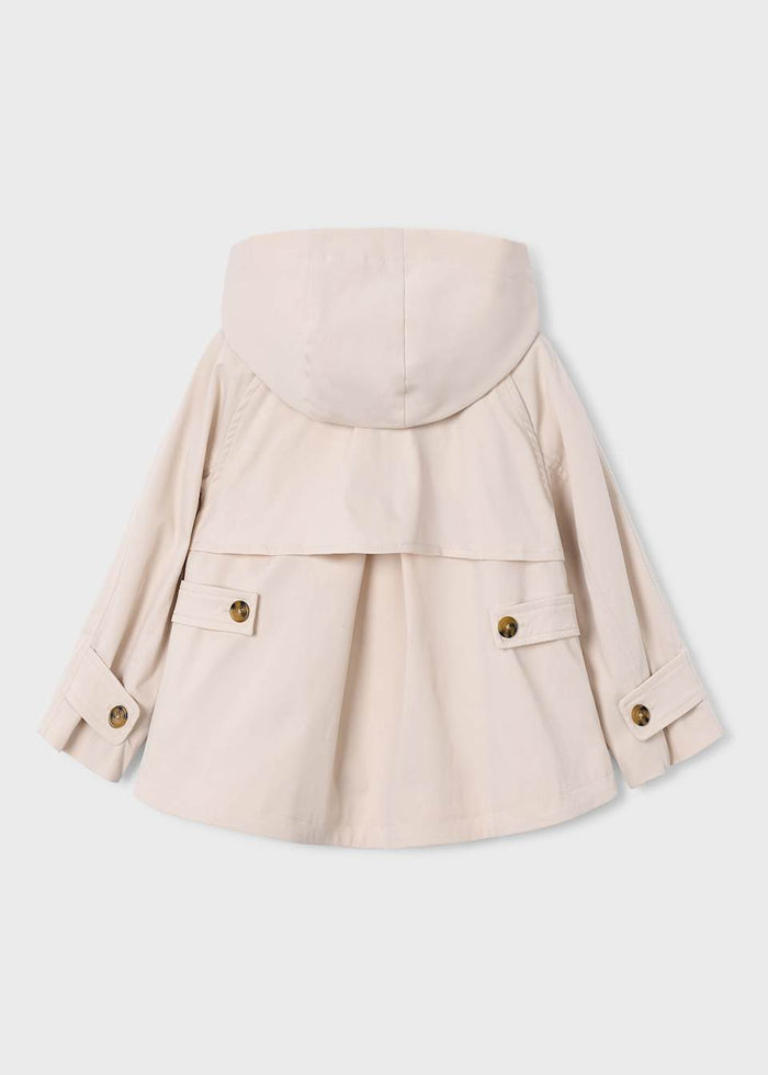 Girl Trench Windbreaker - Wee Bee Baby Boutique