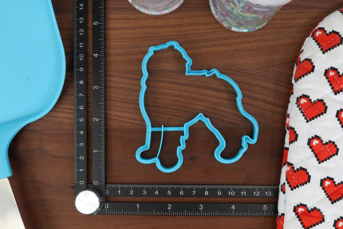Goldendoodle Dog Cookie Cutters - Detailed Goldendoodle, Goggles Goldendoodle, Goldendoodle Face, Doodle Outline, Goldendoodle Sitting