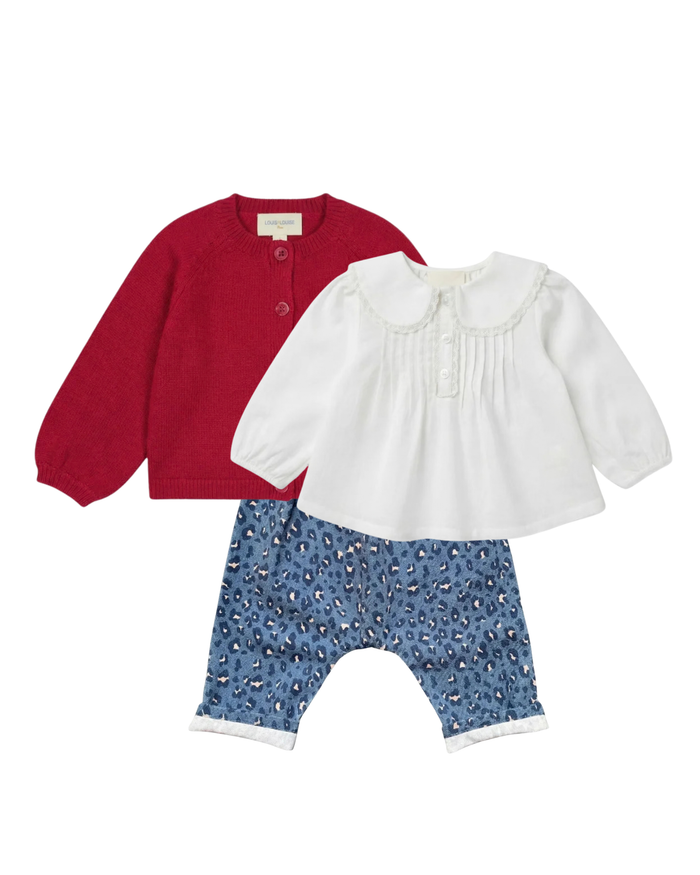 Gulash Knitted Cardigan Red