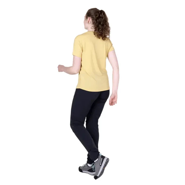 חולצה קצרה לנשים Headpoint בגוון ירוק זית, עשויה מבד טנסל ופוליאסטר מנדף זיעה