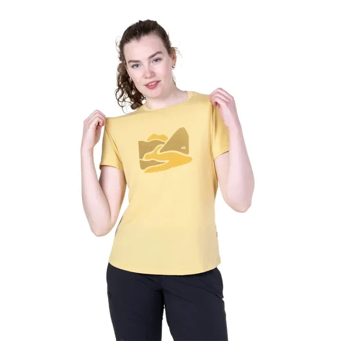 חולצת טיפוס וטרקים לנשים Headpoint בצבע אפור פחם, מבד קליל ונעים למגע