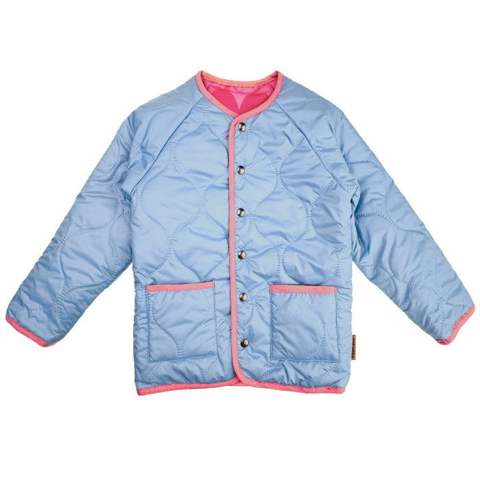 Hearts Reversible Jacket Pink