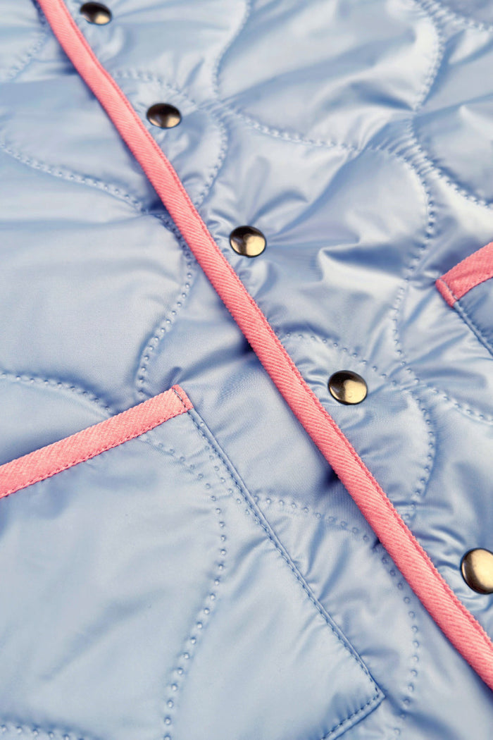 Hearts Reversible Jacket Pink